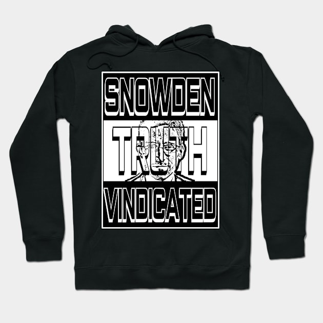 Edward Snowden Truth Vindicated Hoodie by CharJens